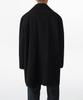 Musinsa Standard Wool Blend Extra Oversized Peacoat [Black]