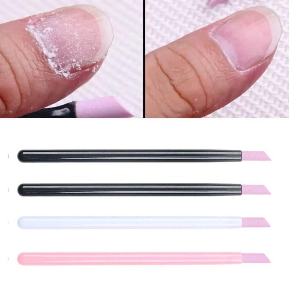 Caneta Moedora de Pele de Unha de Quartzo 3 Cores Caneta Esmalte Plástica Resistente ao Desgaste Lixas de Unha Profissionais para Manicure Ferramentas de Manicure