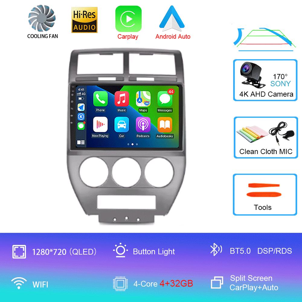 For Nissan X Trail 2 T31 2007-2015 5G WIFI 2 Din Android 14 Car Radio Multimedia Video Player Autoraido Carplay 4G GPS