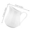Ceramic Pitcher 450Ml Milk Frothing Pitcher Coffee Creamer Jug Handheld Design Easy Clean Heat Resistant for Home Cafe Hotel Bar