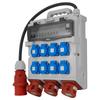 Quadro Elettrico da Cantiere 2X16A 32A Cee 8X230V Erbetka Con Cavo Protetto Doktorvolt Tr-S/Fi Dv-5022-D