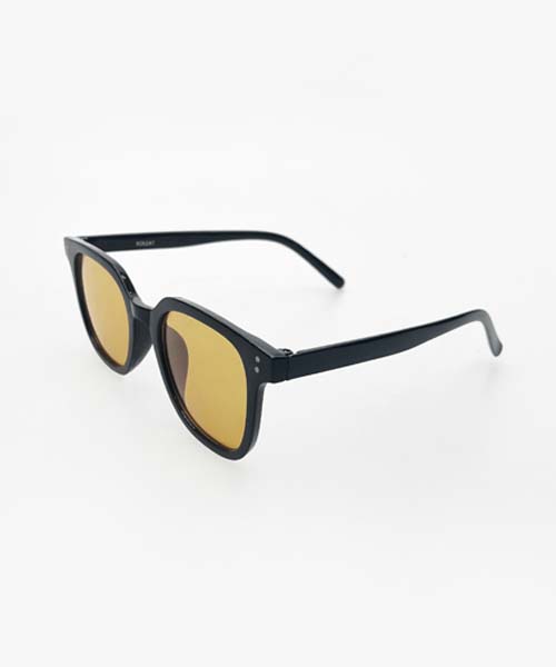 KOLEAT Women Layered Horn-Rimmed Tinted Square Round Uv Protection Sunglasses [Sqrtb]