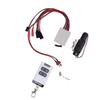RC Car Winch Simulated 1 10 Scale RC Model Crawler Car Metal Winch with Connecting Line and Remote Controller for Axial