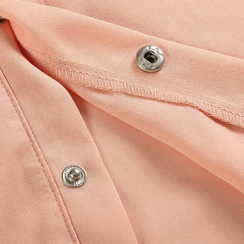 New Fashion Long Sleeve Plus Size Chiffon Dress Women Clothing Solid Button Up Lace-up Midi Loose Dress Woman Elegant Round Neck Casual Dresses 24772