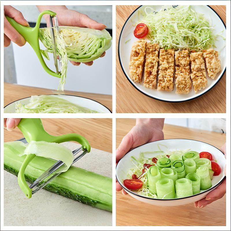 Kitchen Accessories Set Cabbage Grater Vegetable Potato Slicer with Non Slip Handle for Efficient Home Salad Cooking