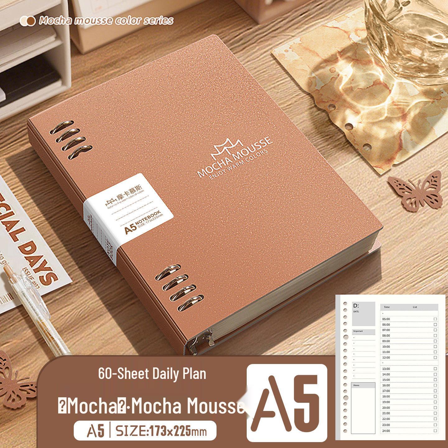 Comfort Grip B5 Coil Notebook: Office/Student Detachable Loose-leaf Paper