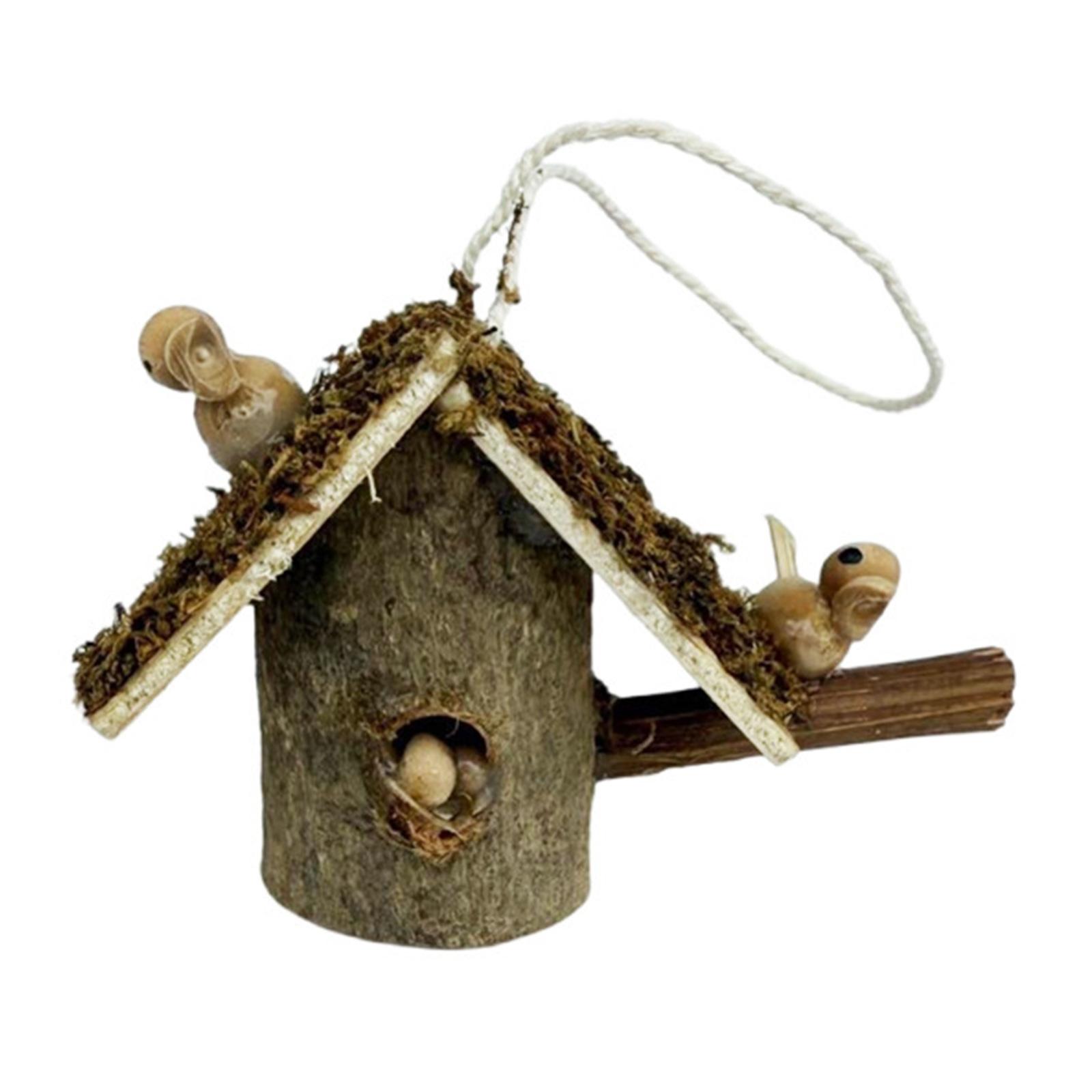 Delicate Bird House Educational Toy Nest Model Table Desk Model for Collection Miniatures Model 1