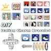 2026 Fashion Dreamy Flowers Cute Cats Dogs Moon Heart High Quality Charm Fit 9mm Stainless Steel Women Bracelet DIY Jewelry Gift