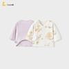 TONGTAI Baby Pure Cotton Long Sleeve Wrap Top