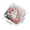 Cute PU Sanitary Pads Bag Large Capacity Multipurpose Coin Purse Mini Data Cables Organizer