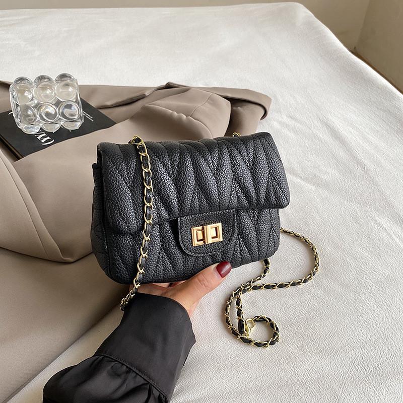 Chic Fashionable Women's Bag 2024 New Trendy Simple Chain Shoulder Crossbody Bag