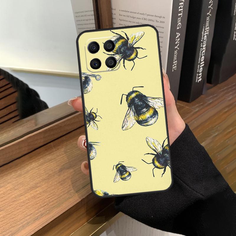 Bee Honey Cover For Samsung Galaxy M23 M33 M53 M13 M51 M11 M31s M30s M12 M32 M52 M20 M14 M34 M54 Case