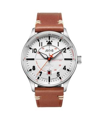 Hawker Hurricane Kent Newton weißes Zifferblatt Automatik AV-4094-01 Herrenuhr