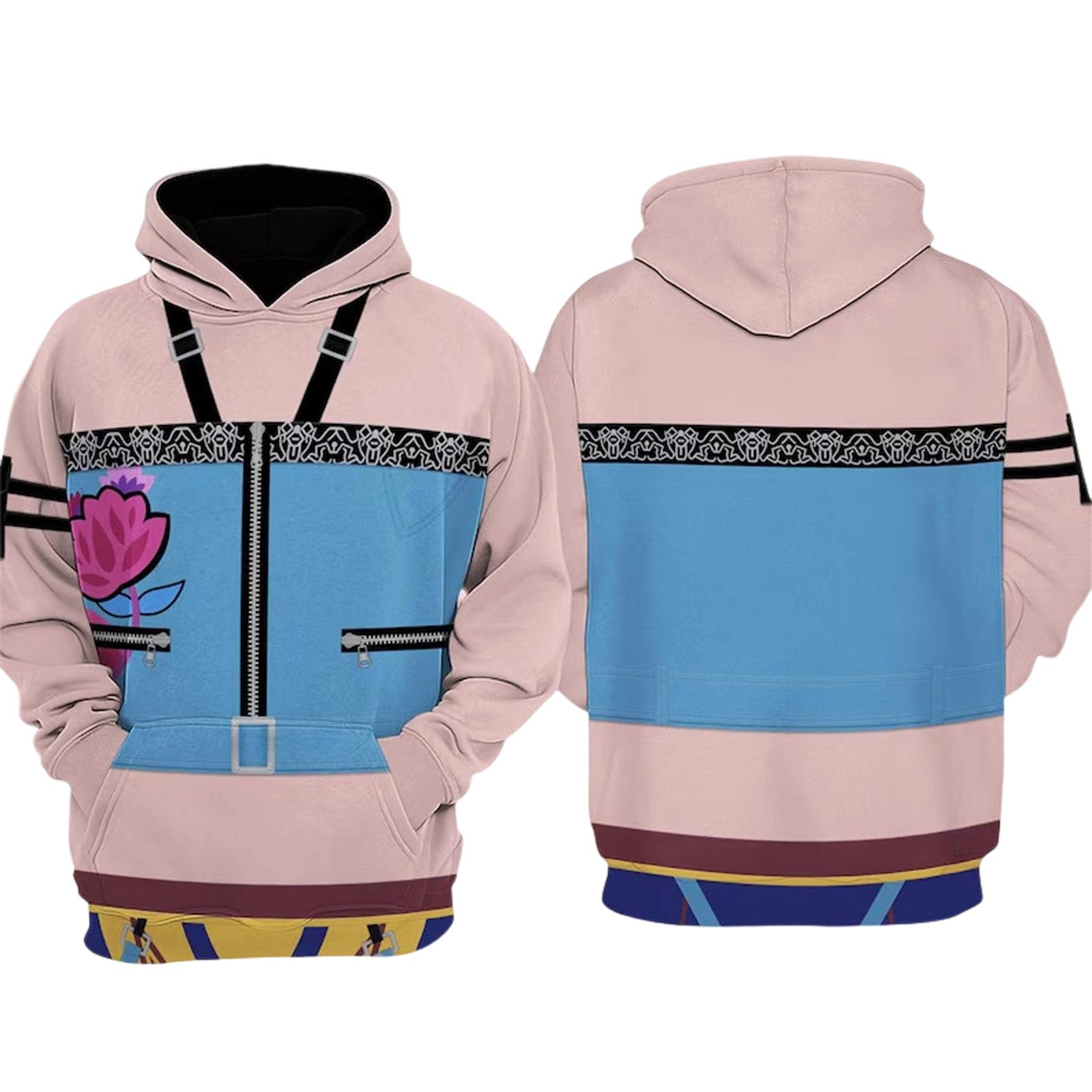 

Женская повседневная свободная толстовка с капюшоном M бежевый