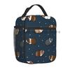 Roztomilá izolovaná taška na oběd s kapybarou pro ženy, opakovaně použitelná termotaška, chladicí taška na bento box do práce, školy, na cestování