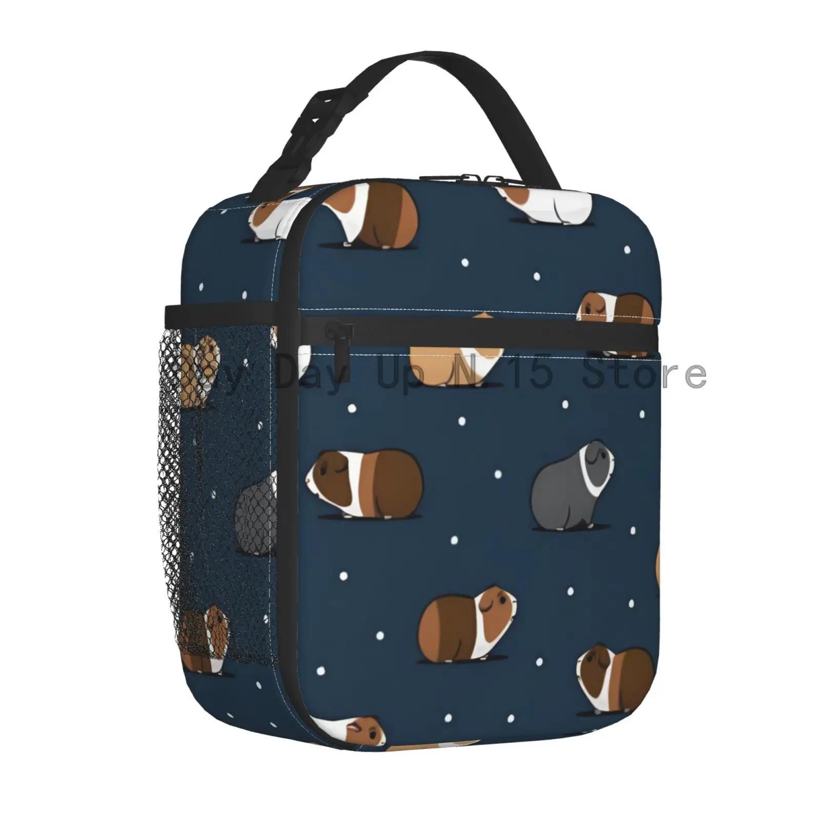 

Симпатичная сумка-тоут Capybara для обеда для женщин, многоразовая, термосумка-холодильник Bento Box для работы, школы, путешествий 26x21x11CM фиолетовый