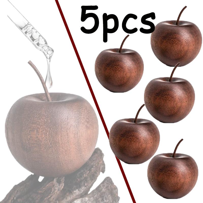 Cute Apple Shaped Scented Wood Aromatherapy Essential Oil Diffuser Stick Long-lasting Fragrance Without Fire Essential Oil Decor