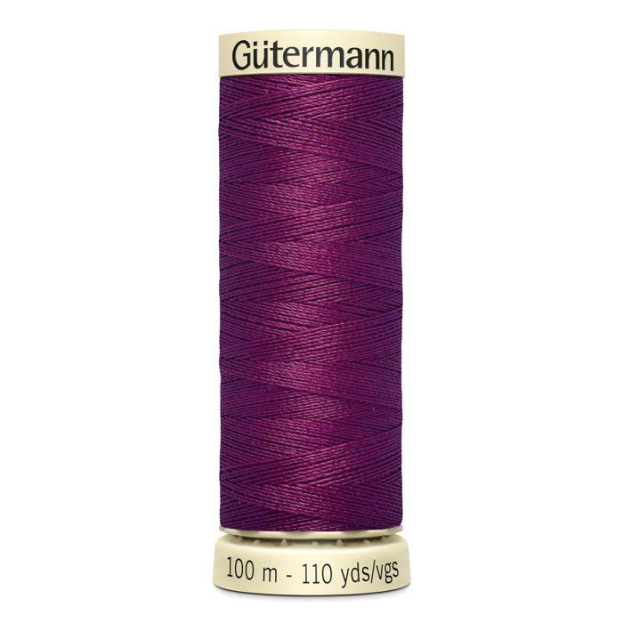 Lot de 5 bobines 100m Fil 100% polyester Gutermann Ref 788988 - Att 912 - framboise
