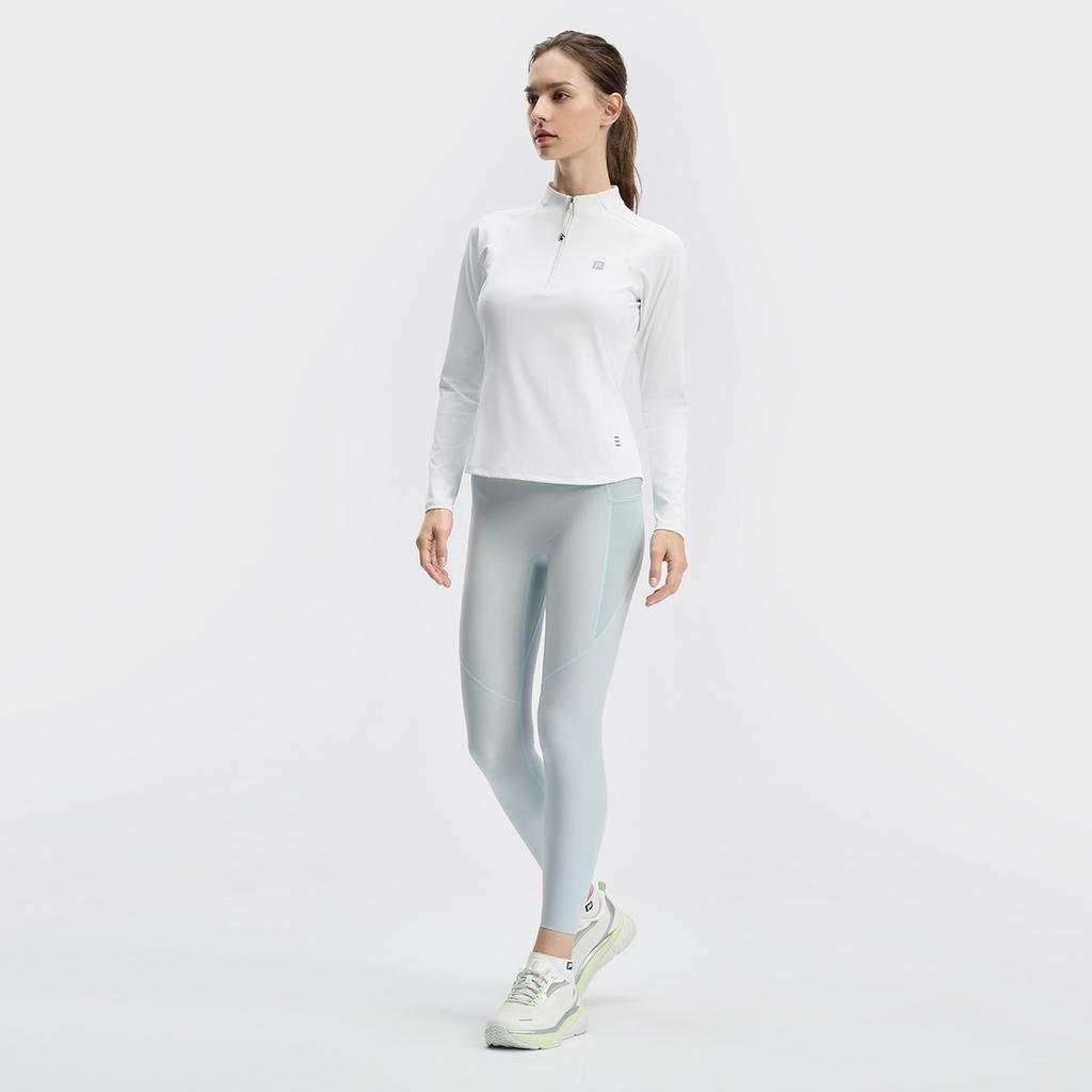 New FILA Athletics T Shirts Women's Jade White A11W431207FWT