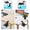 Under Desk Headphone Hanger Aluminum Headphone Holder for Office and Gaming