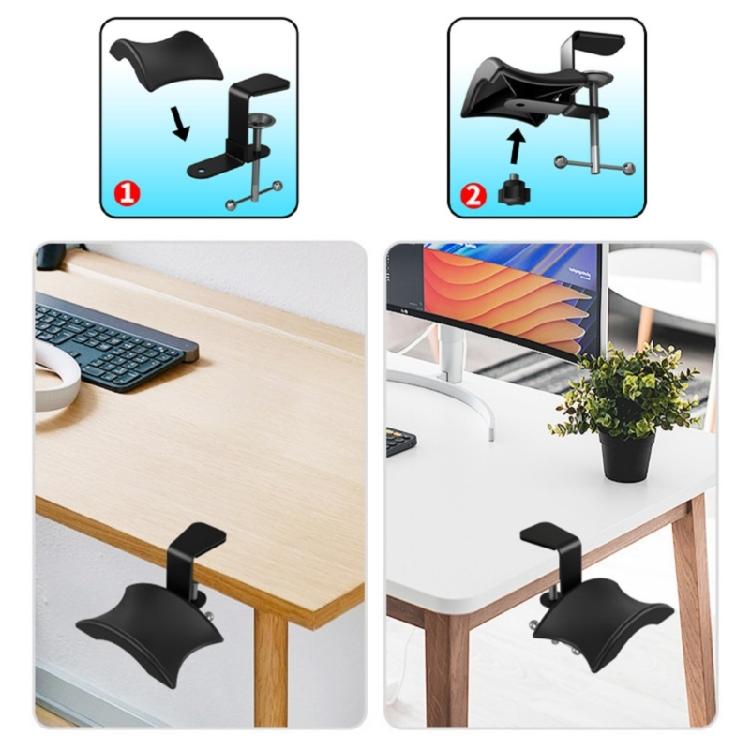 Under Desk Headphone Hanger Aluminum Headphone Holder for Office and Gaming