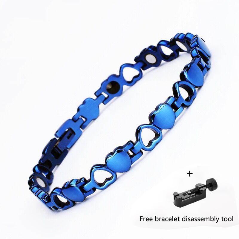 Helsevesen Magnetisk Vekt Tap Anti-Fatigue Terapi Armbånd for Kvinner Leddgiktsmerter Lindring Energi Germanium Helbredende Smykker