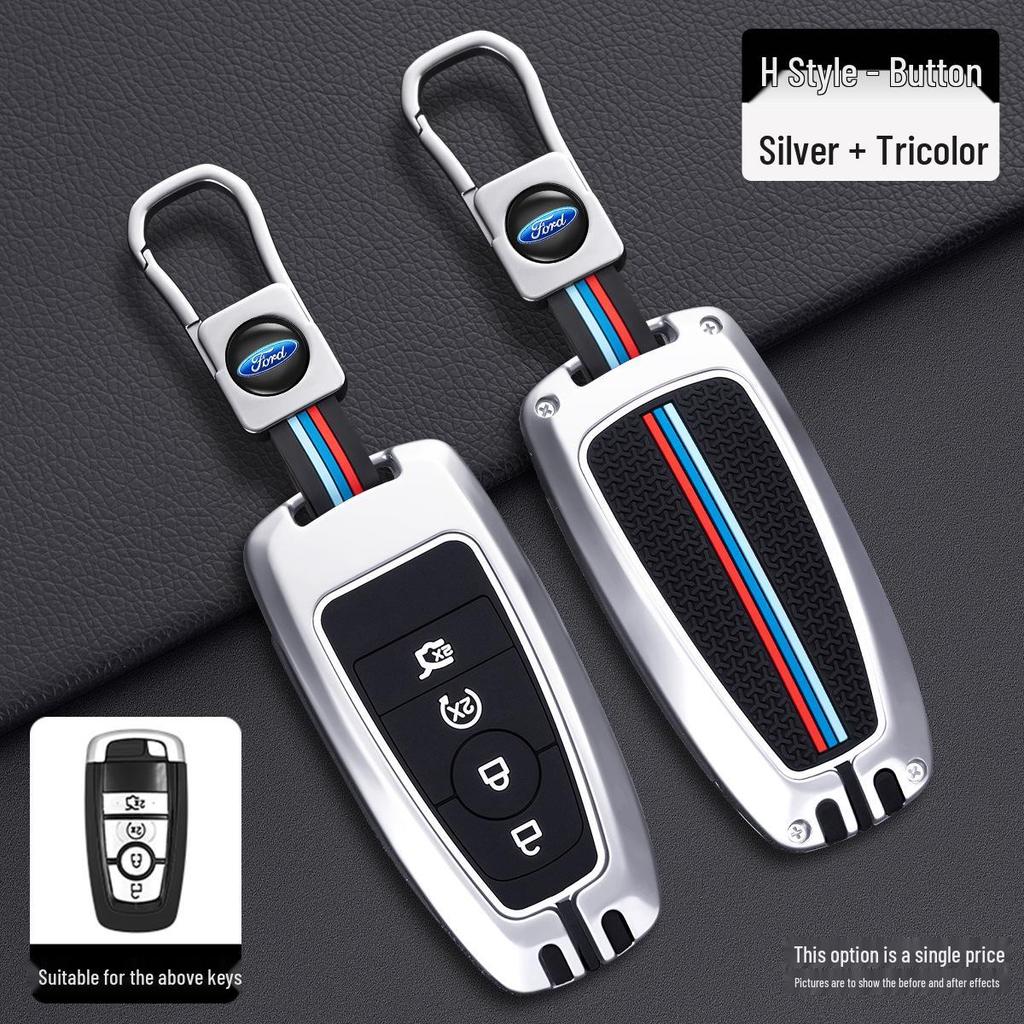 High-End Metal Key Case for Ford Mondeo, Edge, Explorer