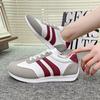 2025 Autumn Women's Lace-up Casual Sneakers: Soft Sole, Non-slip, Versatile Flat Running Shoes for Students