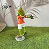 Garden Frog Decoration Cute Football Goalkeeper Figurine, Sports Theme Resin Statue, Funny Small Animal Figurine Novelty Desktop Ornament for