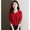 Women's V-Neck Knit Sweater