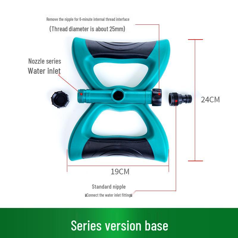 360° Rotating Garden Sprinkler for Lawn, Flower Watering, and Roof Cooling