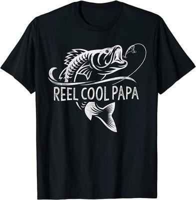 Naviják Cool Papa Rybaření Táta Den otců Rybář Ryba Unisex tričko