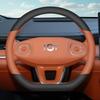 For Chang An Qiyuan Q07 2025 Leather Steering Wheel Cover Breathable Non-slip Wear-resistant Odorless Car Handle Cover Interior
