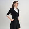 Eiaenlei Ar_Commuter Fake Two-Piece Knit Top