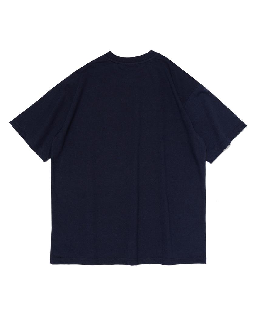 ANALOG MOOD Base Ground Logo Short Sleeve T-Shirt (Navy)