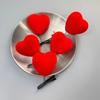 Cartoon Weddings Hair Clip 3D Heart Shaped Hair Clips Plush Hairpin Fashion Duckbill Clip Accessories Party Valentine's Day Gift