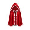 Fairy Hooded Cloak Renaissance Medieval Cosplay Costume Adults Velvet Wizard Witch Cape for Halloween Christmas Cosplay Party