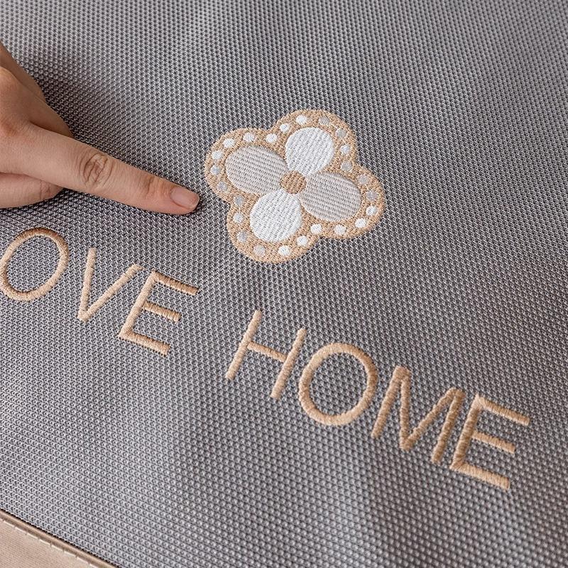 Sofa Cushion Summer Light Luxury and Simplicity High-Grade Non-Slip Summer Mat Gray Sofa Cover Cool Cushion