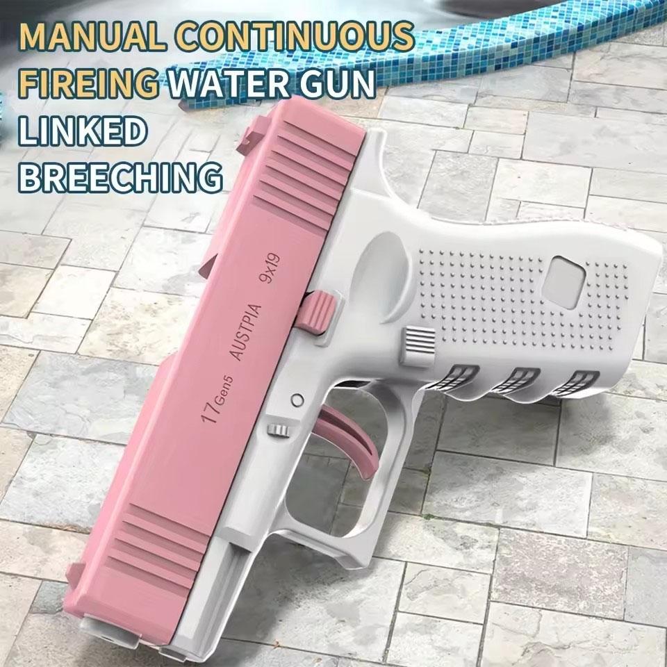 Summer Mini Water Gun Non Electric Pistol High-pressure Full Automatic Shooting Water Beach Toy Gun For Children Boy Girl Adults