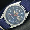 VINTAGE REFURBISHED SEIKO 5 AUTOMATIC 6309A JAPAN MENS BLUE DIAL WATCH A442430-1