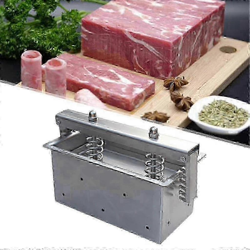 Strumento per Pressare Rotoli di Prosciutto e Manzo in Acciaio Inossidabile Stampo da Cucina Robusto I 25-26s