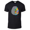 Buntes Mind Adult Unisex T-Shirt - Cooler Style Kunst Gehirn Smart