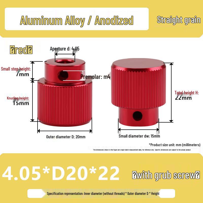 Stainless Steel Handwheel Handle for M3-M6 Adjustable Aluminum Alloy Nut Fixture Slide Table