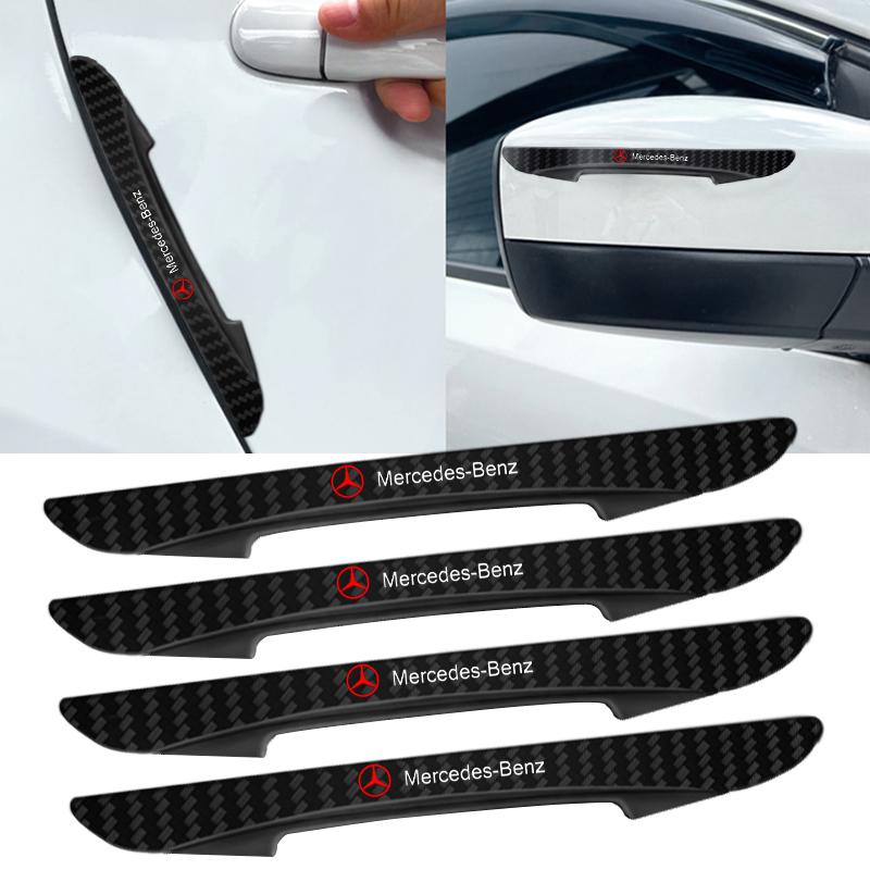 4 Stück Auto Tür Kollisionsschutz Stoßstangenleiste Aufkleber Für Mercedes Benz W211 W204 W210 W124 AMG W202 CLA W212 W220 W205