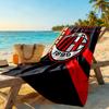 Ac Milan Customize Your Name Beach Towel Quick-Dry Soft Microfiber Suitable for Sports Travel Swimming Yoga Bathroom Beach And Pool