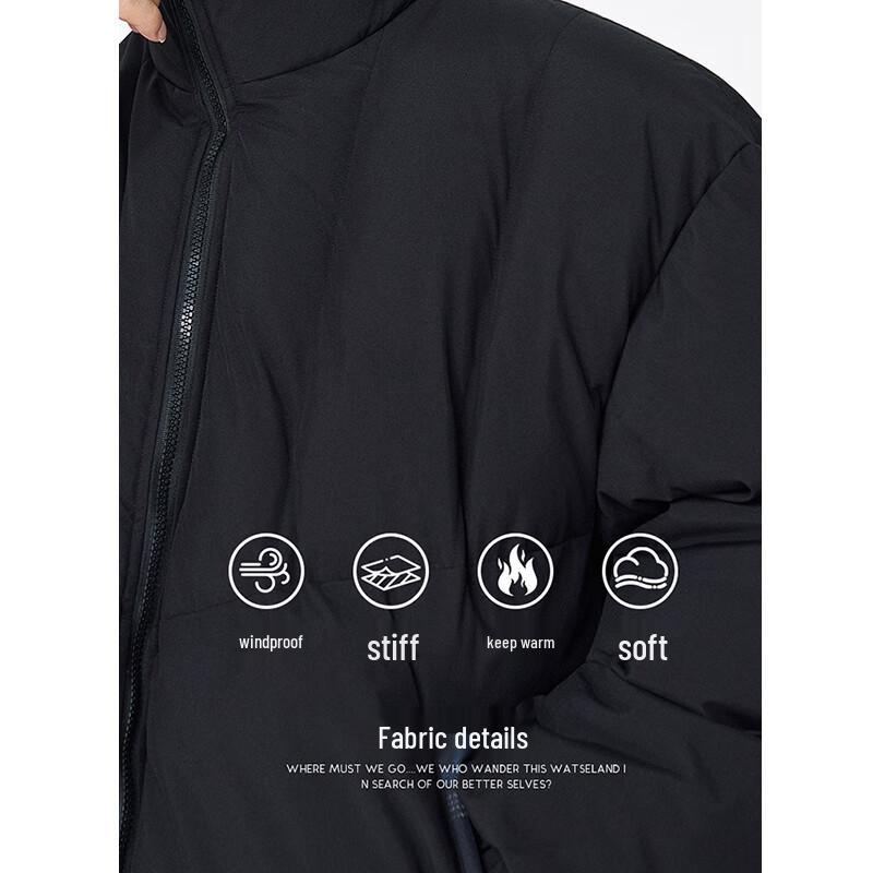 Wassup Sohot Men's Color Block Padded Jacket