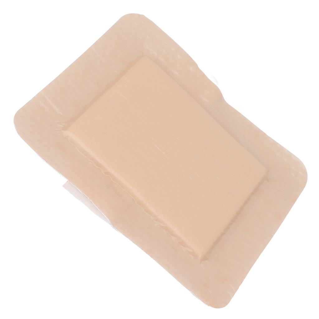 Gel Sacral Pad Highly Absorbent Padding Silicone Adhesive Foam Wound Dressing Pad10 X 10cm