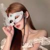 Schwarze Blume Maske Maskenball Verkleidung Requisiten Party Halbgesichtsmaske Augenmaske Make-up Nachtmaske