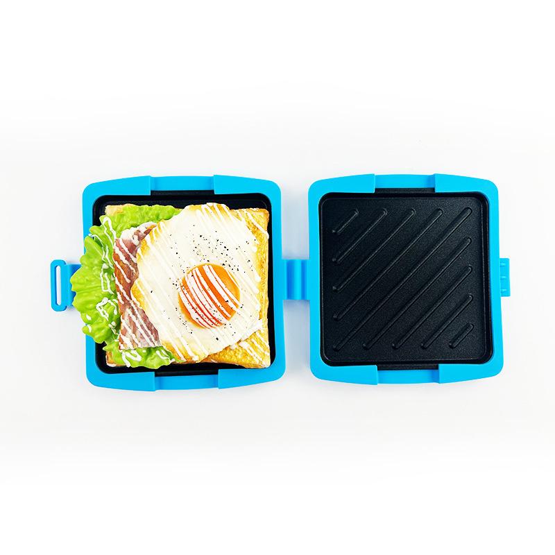 Microwave Toaster Silicone Toastie Maker Microwave Sandwich Mold Sandwich Baking Tray For Microwave Oven