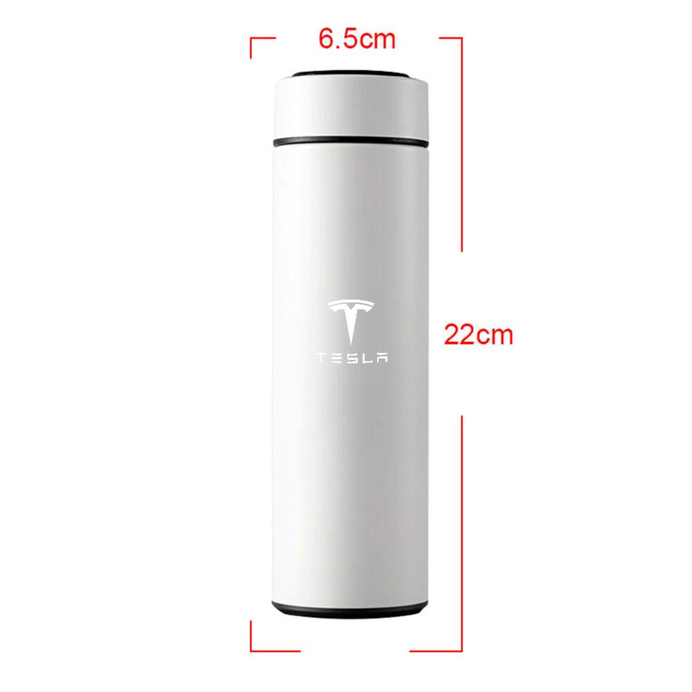 

Tesla Model 3 Model S Model X Model Y SpaceX 1pcs Portable Thermos Bottle Intelligent Stainless Steel Temperature Thermos Cup